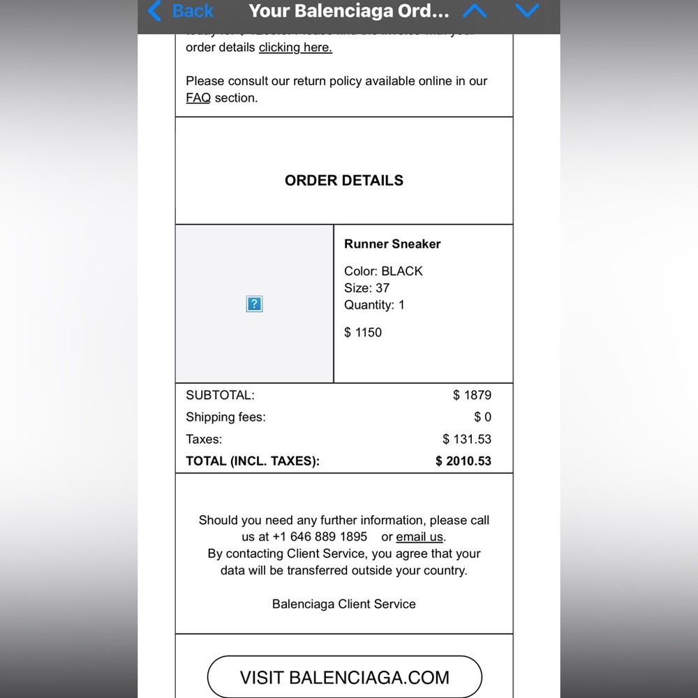 Balenciaga Runner Sneakers - Picture 9 of 9